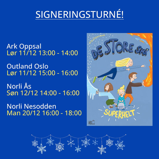 Signeringer julen 2021 - Signering på Nesodden er avlyst!